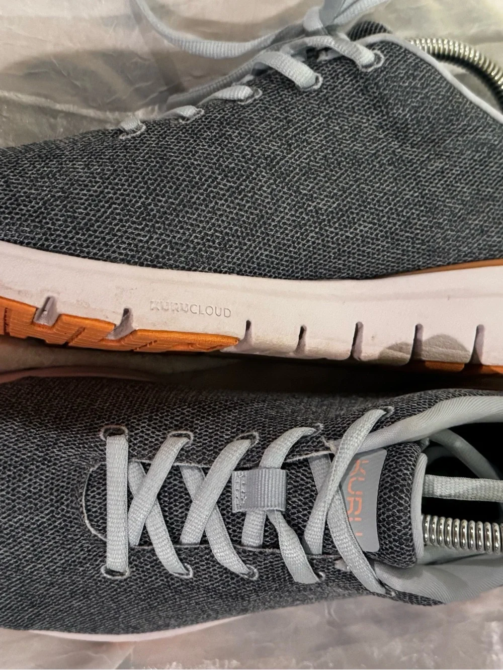 Kuru Flex Via Shoes Women's 9.5 M Mist Blue Apricot Running Walking Sneakers